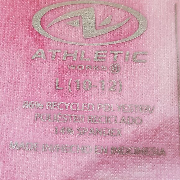 NWT: ATHLETIC WORKS & Old Navy Pink Girls Leggings, L (10-12) - Picture 10 of 13